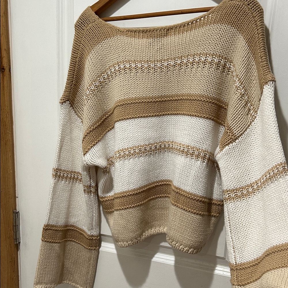Fall Striped Sweater - Picture 4 of 4